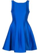 Halston Heritage Fit-and-flare Dress - Blue