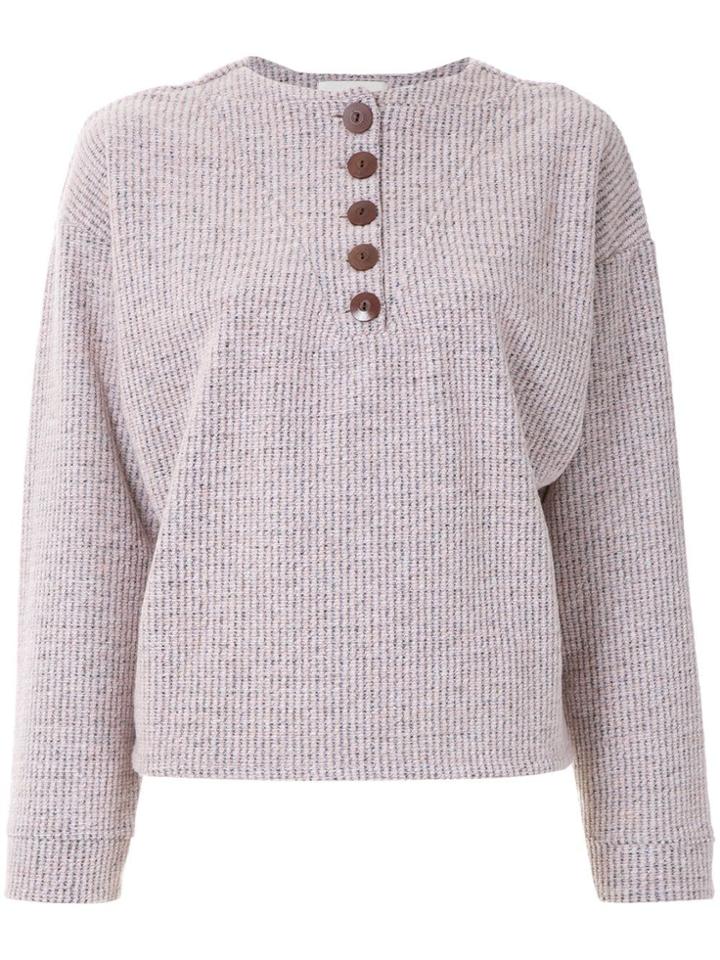 Framed Blusa Ampla Wool Framed - Pink