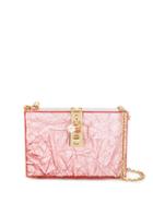 Dolce & Gabbana Metallic Box Bag - Pink
