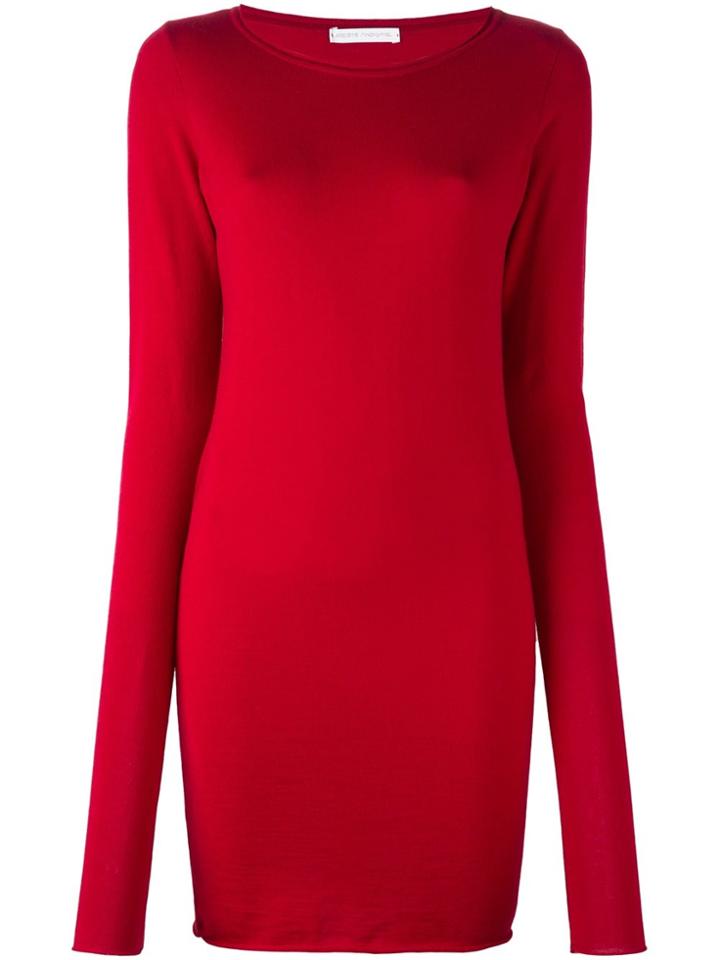 Société Anonyme Long Skinny Pullover Top - Red
