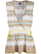 M Missoni Knitted Babydoll Top - Neutrals