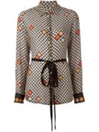 Maison Margiela Sheer Floral Blouse