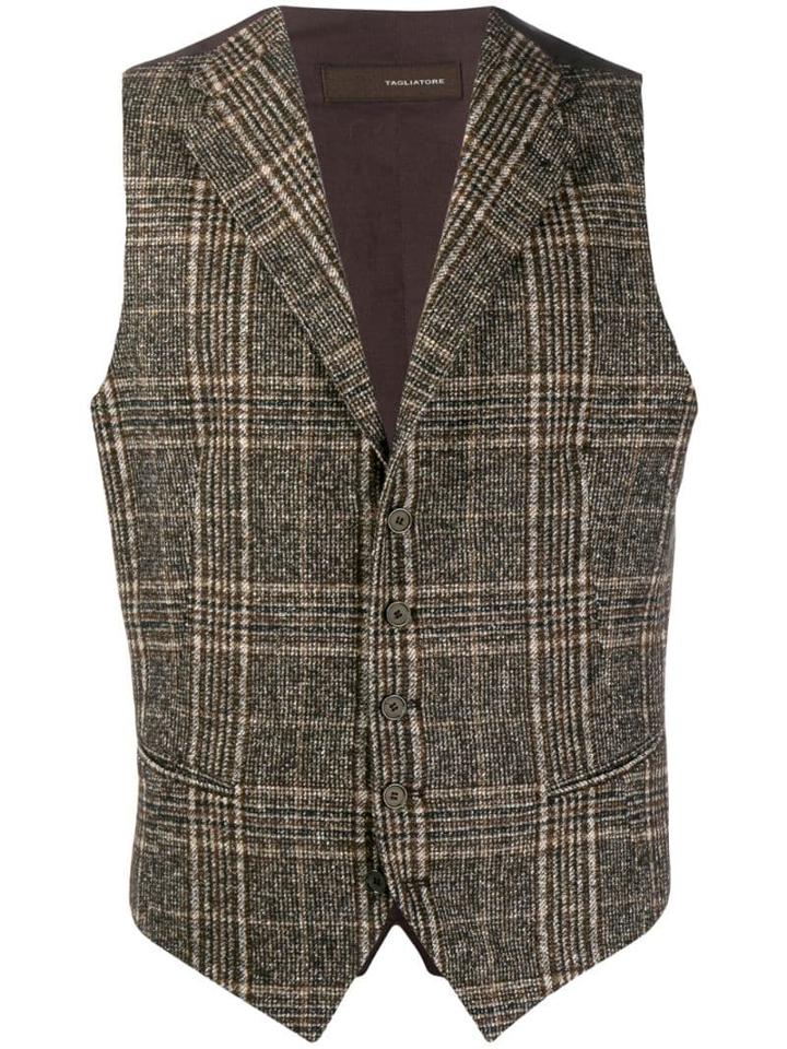 Tagliatore Dennis Waistcoat - Black