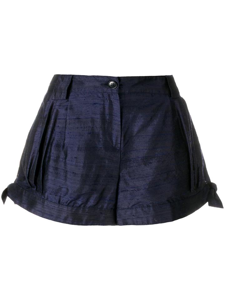 Giorgio Armani Vintage Side Ties Shorts - Blue