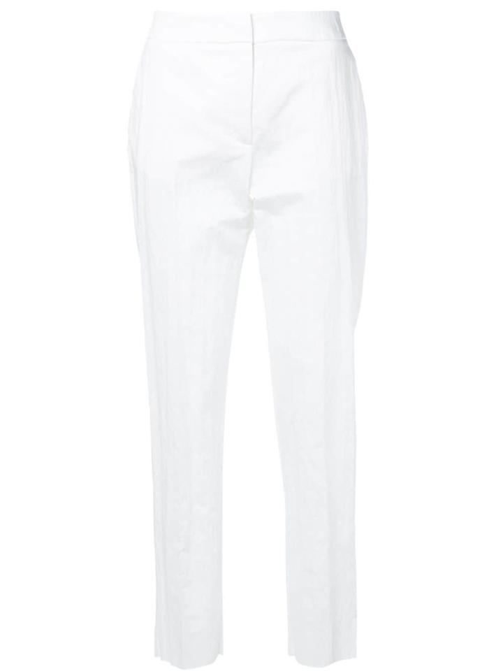Agnona Crinkled Trousers - White