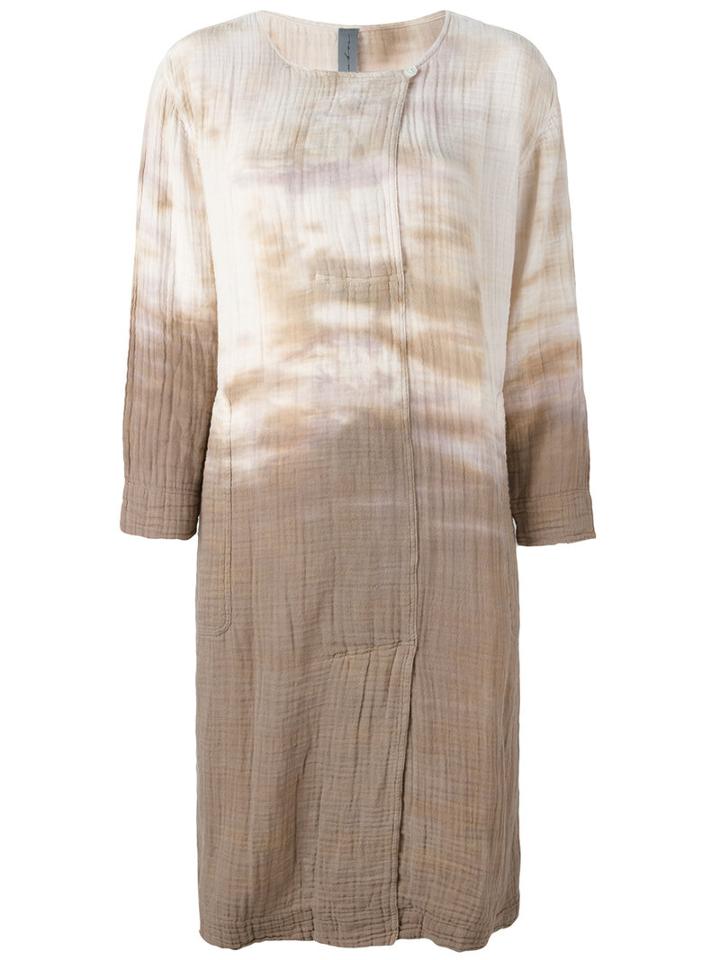 Raquel Allegra - Boxy Day Dress - Women - Cotton - 1, Women's, Nude/neutrals, Cotton