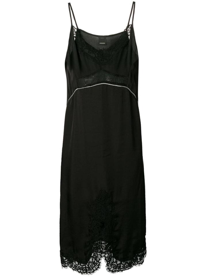 Pinko Slip Dress - Black