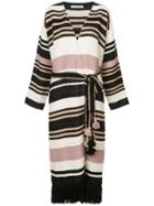 Ulla Johnson Striped Long-line Cardigan - Multicolour