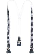 Fefè - Daisy Pattern Suspenders - Unisex - Cotton - One Size, Blue, Cotton