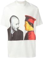 Moschino Vintage Print T-shirt, Adult Unisex, Size: L, White, Cotton