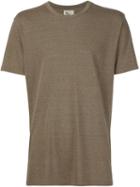321 Round Neck T-shirt, Men's, Size: Xl, Brown, Cotton