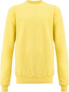 Rick Owens Drkshdw Crew Neck Sweatshirt - Yellow & Orange