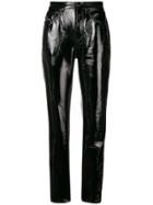 Saint Laurent High-waisted Trousers - Black