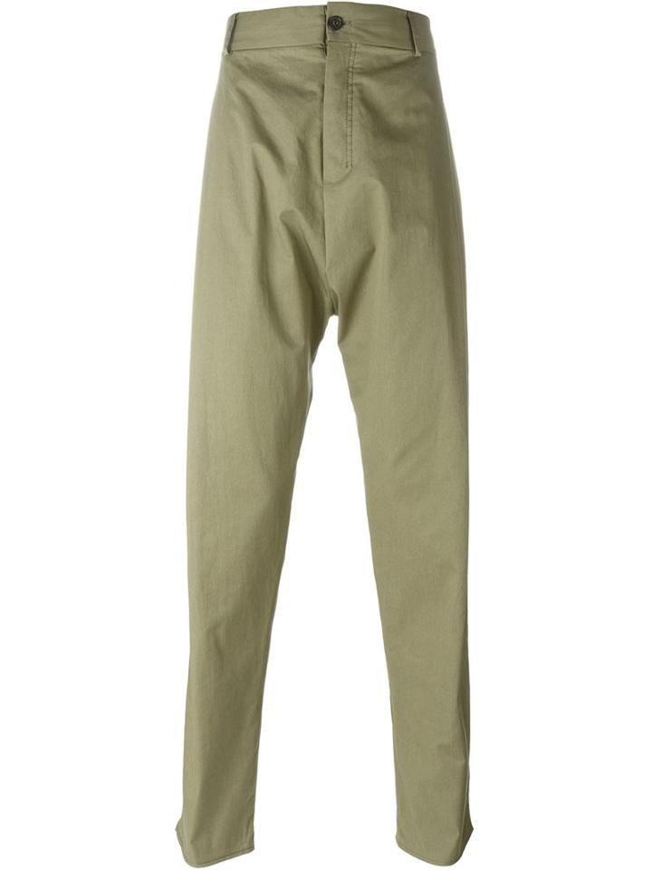 Damir Doma 'picoi' Trousers, Men's, Size: Xl, Green, Cotton