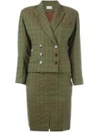 Alaïa Vintage Skirt And Jacket Suit - Green