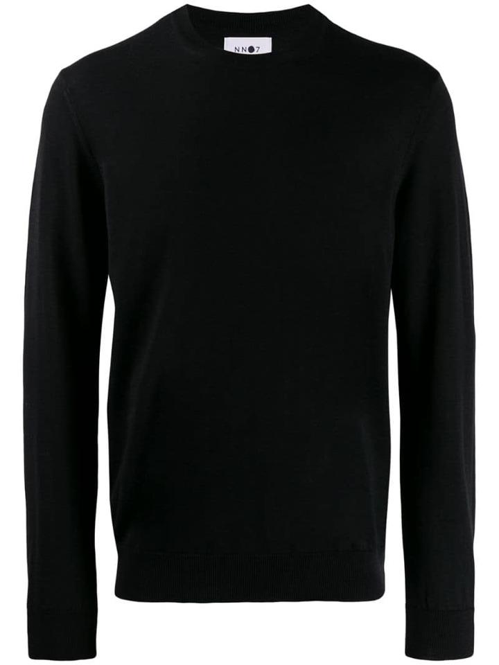 Nn07 Knitted Sweatshirt - Black