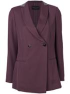 Fabiana Filippi Double Breasted Jacket - Purple