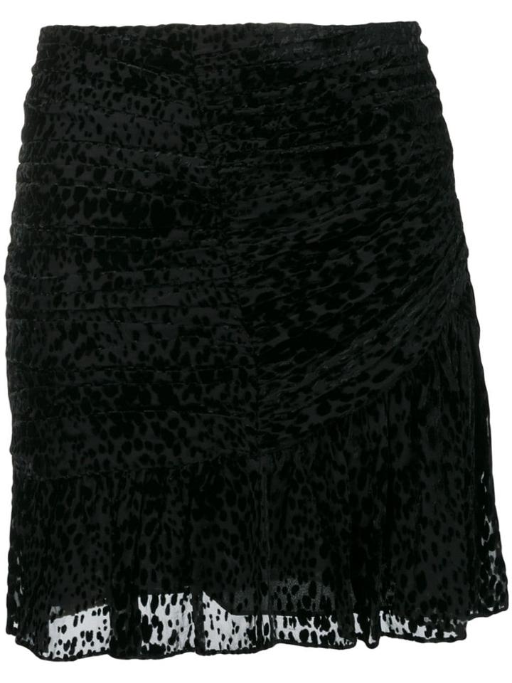 A.l.c. Dotted Mini Skirt - Black
