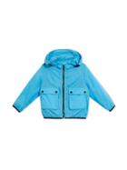 Burberry Kids Showerproof Hooded Jacket - Blue