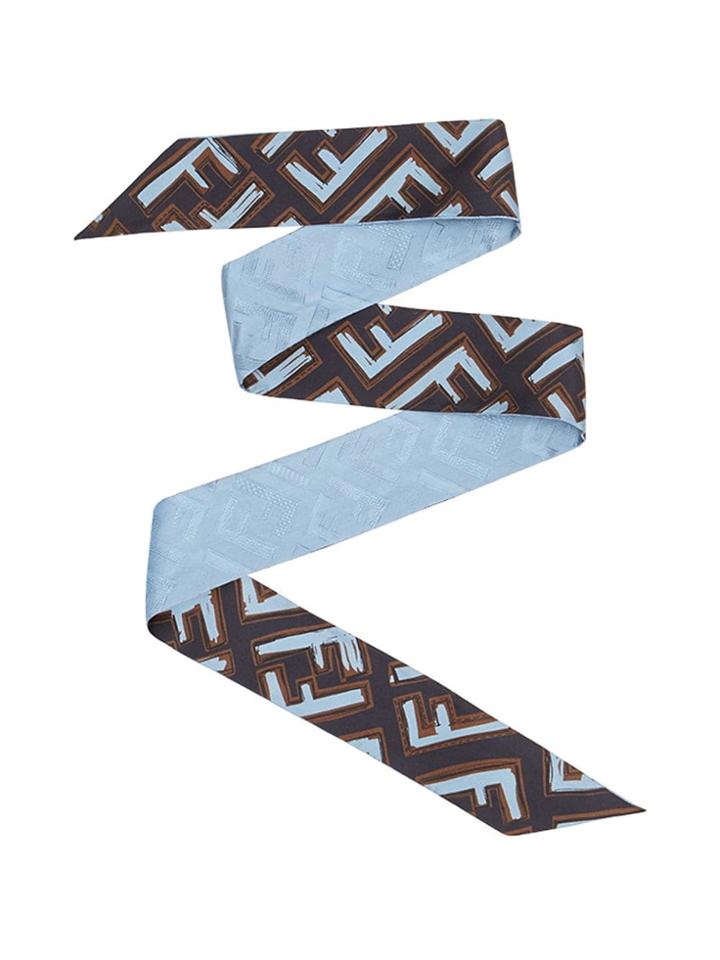 Fendi Ff Wrappy Scarf - Blue