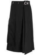 Prada Fluid Cargo Skirt - Black
