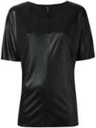 Alexandre Vauthier Shimmer T-shirt, Women's, Size: 1, Black, Polyamide/acetate