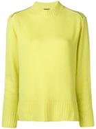 Joseph Long-sleeve Fitted Sweater - Yellow