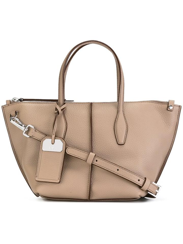 Tod's Removable Strap Medium Tote, Women's, Nude/neutrals