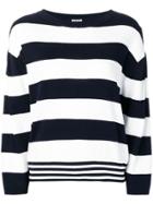 Liu Jo Striped Knitted Jumper - Blue