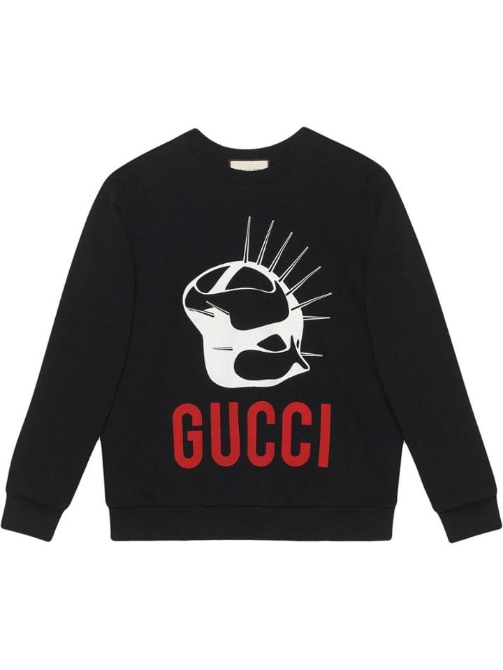 Gucci Manifesto Oversized Sweatshirt - Black