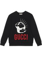 Gucci Manifesto Oversized Sweatshirt - Black