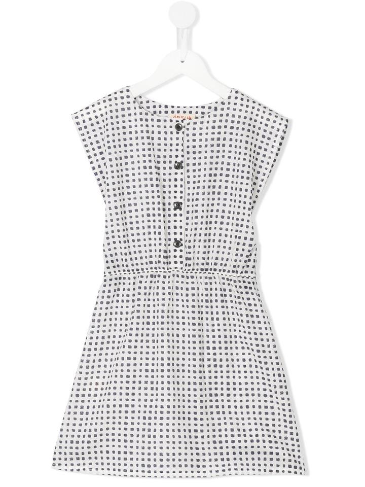 Amelia Milano Printed Dress, Toddler Girl's, Size: 2 Yrs, White