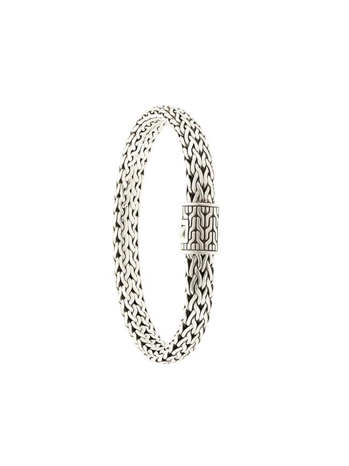 John Hardy Classic Chain Medium Flat Chain Bracelet - Silver