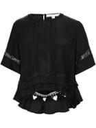 Jonathan Simkhai Cropped Peasant Blouse
