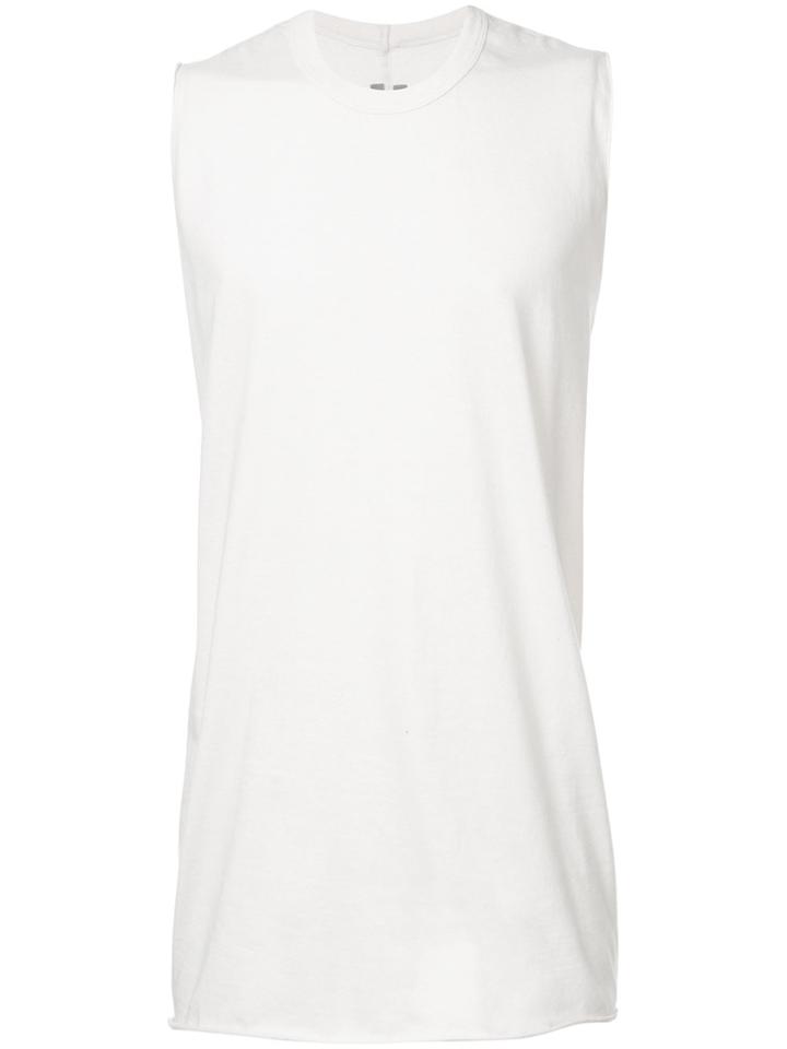 Rick Owens Round Neck Tank Top - Nude & Neutrals