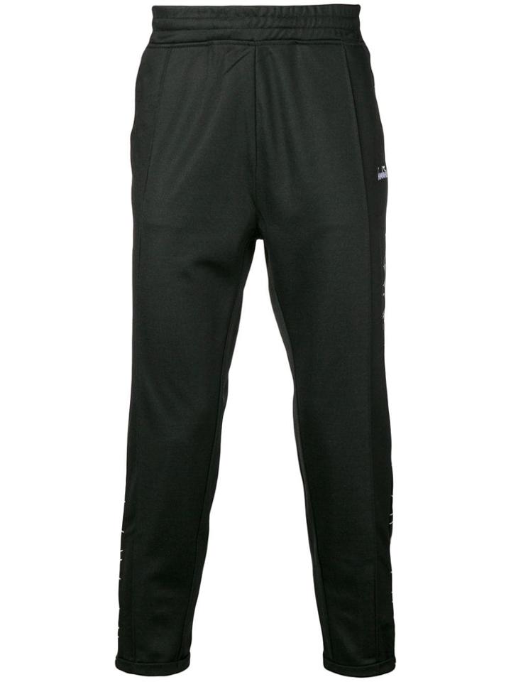 Diadora Logo Stripe Track Trousers - Black