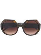 Dolce & Gabbana Eyewear Tortoiseshell-effect Sunglasses - Brown