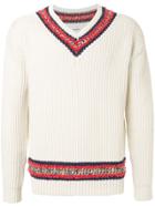 Coohem Fancy Tilden Sweater - White