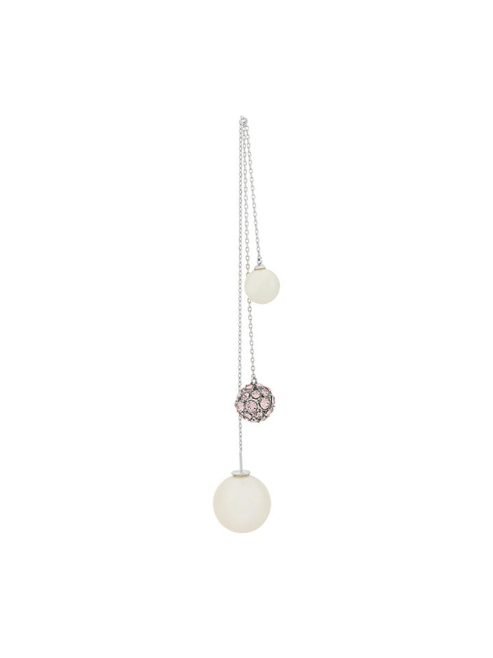 Marc Jacobs Pearl Cluster Drop Earrings - Pink & Purple