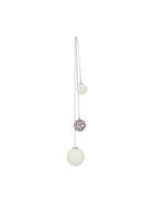 Marc Jacobs Pearl Cluster Drop Earrings - Pink & Purple
