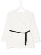 Essence Kids Teen Belted Top - White