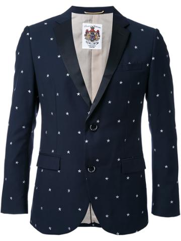 Education From Youngmachines Star Embroidered Blazer