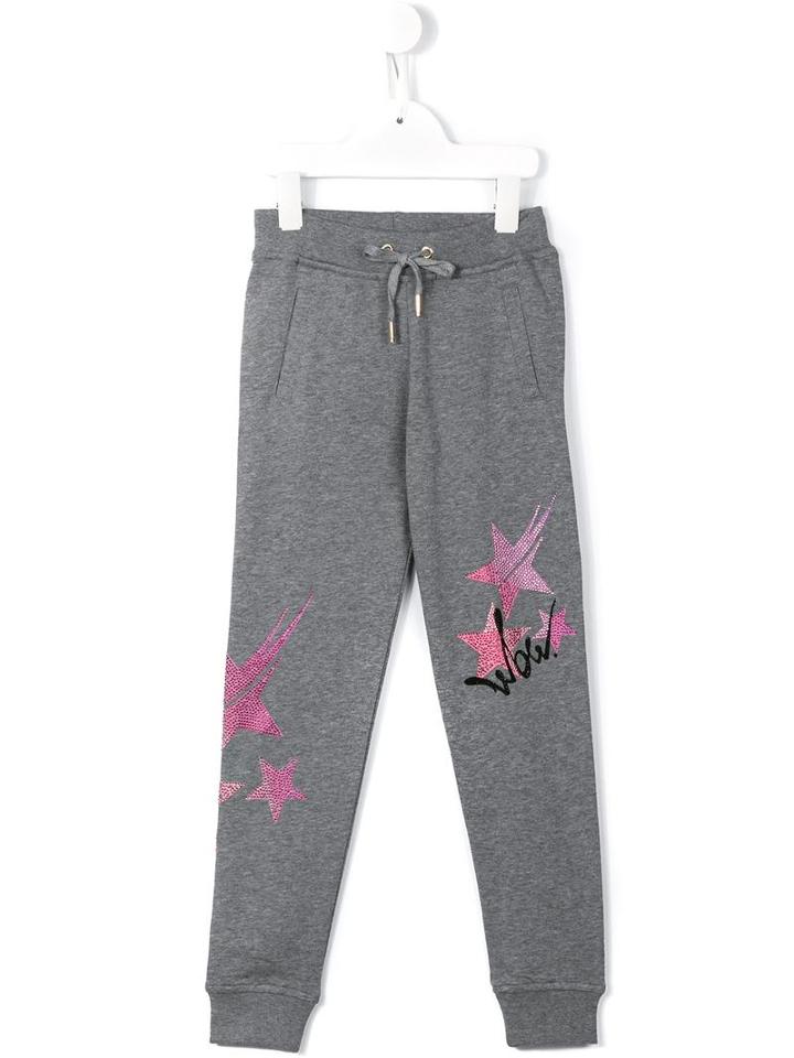 Philipp Plein Kids 'stars And Sky' Track Pants, Girl's, Size: 10 Yrs, Grey