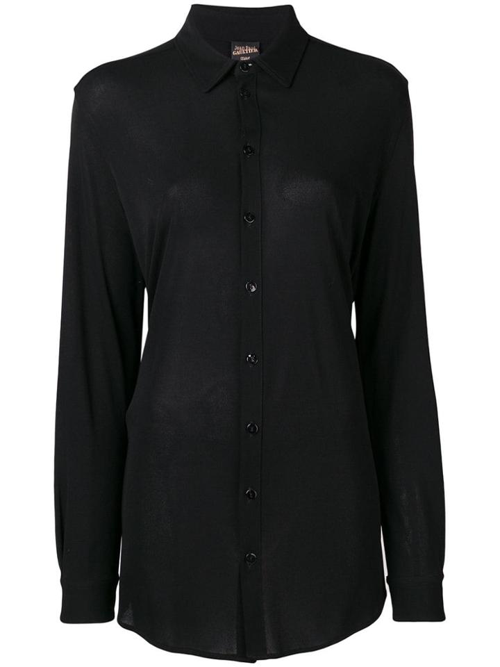 Jean Paul Gaultier Vintage 1990's Fluid Shirt - Black
