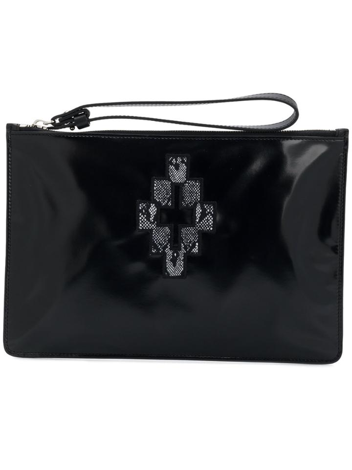 Marcelo Burlon County Of Milan Cross Clutch Bag - Black