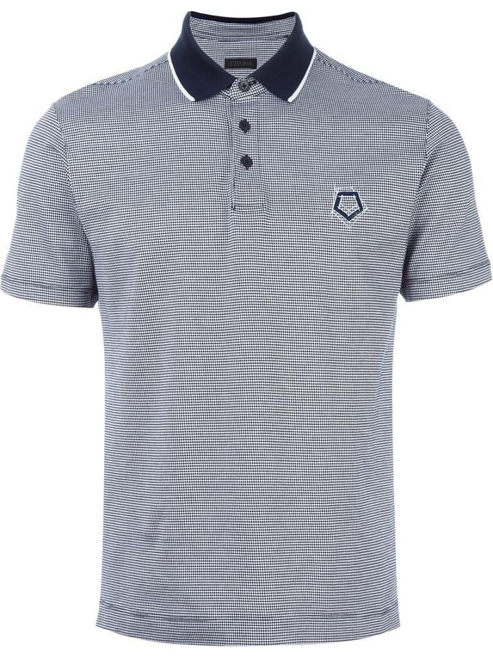 Ermenegildo Zegna Contrast Collar Polo Shirt