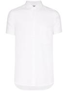 Frescobol Carioca Button-down Short-sleeve Shirt - White