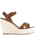 Sergio Rossi Wedged Sandals - Brown
