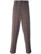 Comme Des Garçons Vintage Tartan Pattern Trousers - Brown