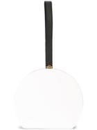 Rocio Round Shaped Clutch Bag - White